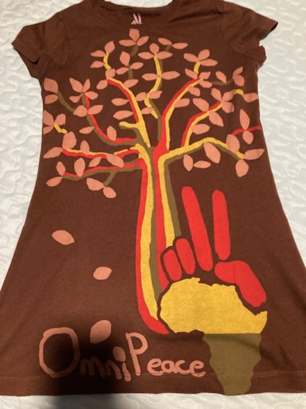 VINTAGE Omni Peace tee shirt size M